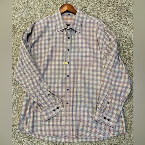 Alan Flusser 2XL button up long sleeve dress shirt size XXL - Picture 4 of 5